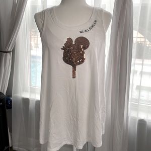 Disney, We All Scream tank top, size L